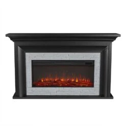 69" Sonia Black Landscape Electric Fireplace -Electric Radiators Direct 3 471