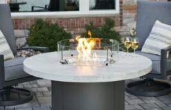 48" White Onyx Beacon Round Gas Fire Pit Table 15 48" White Onyx Beacon Round Gas Fire Pit Table -Electric Radiators Direct 3 491