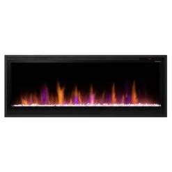 50" Dimplex Multi-Fire Slim Built-in Linear Electric Fireplace -Electric Radiators Direct 3 525