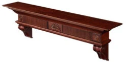 Dimplex 60"/ 72" Devonshire Shelf Or Mantel Shelf - Distressed Cherry -Electric Radiators Direct 4 189