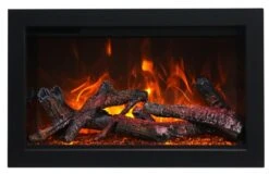30" Traditional Smart Series Electric Indoor / Outdoor Fireplace -Electric Radiators Direct 4 244