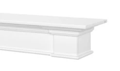 48" / 60" / 72" The Shepard Mantel Shelf - White Finish -Electric Radiators Direct 4 315