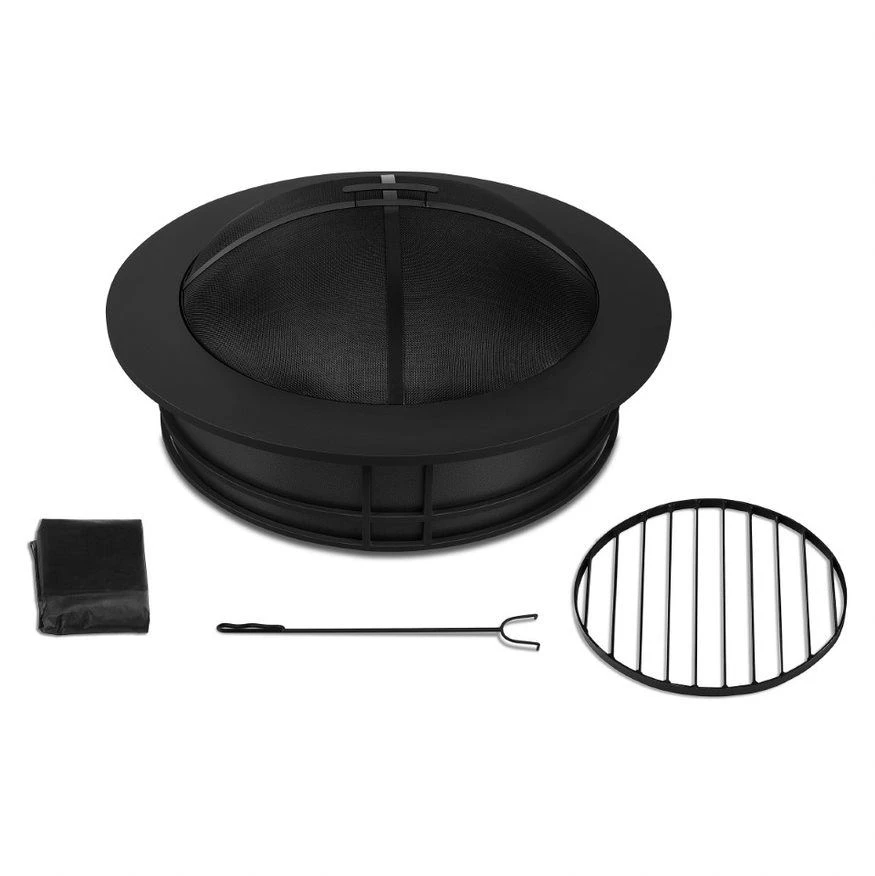 41" Leonard Wood Burning Fire Pit 9 41" Leonard Wood Burning Fire Pit - Image 7