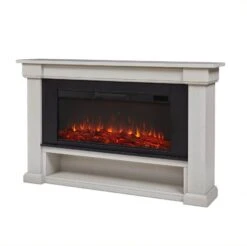 66" Bristow Bone White Electric Fireplace 14 66" Bristow Bone White Electric Fireplace -Electric Radiators Direct 4 321