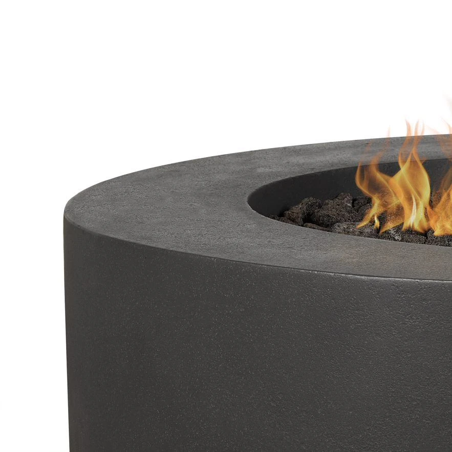 43" Beaumont Round Propane Fire Table In Carbon 6 43" Beaumont Round Propane Fire Table In Carbon - Image 4