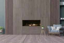 40" Vienna Natural Gas Direct Vent Linear Gas Wall Fireplace