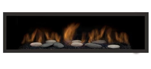 65" Austin Natural Gas Direct Vent Linear Wall Fireplace 6 65" Austin Natural Gas Direct Vent Linear Wall Fireplace - Image 4