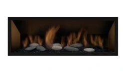 45" Bennett Natural Gas Direct Vent Linear Wall Fireplace -Electric Radiators Direct 4 343