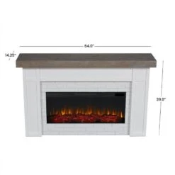 64" Cravenhall White Electric Fireplace 15 64" Cravenhall White Electric Fireplace -Electric Radiators Direct 4 385
