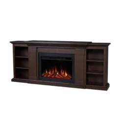 74" Winterset Dark Walnut Electric Fireplace 16 74" Winterset Dark Walnut Electric Fireplace -Electric Radiators Direct 4 389