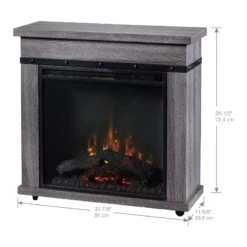 32" Dimplex Morgan Electric Fireplace Mantel -Electric Radiators Direct 4 397