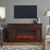 60" Torrey Dark Walnut Electric Fireplace -Electric Radiators Direct 4020E DW Lifestyle