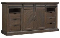 64" Southgate Antique Coffee Infrared Media Electric Fireplace -Electric Radiators Direct 5 10