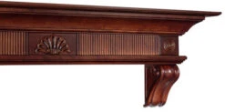 Dimplex 60"/ 72" Devonshire Shelf Or Mantel Shelf - Distressed Cherry -Electric Radiators Direct 5 145