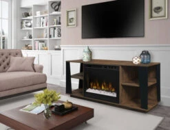 59" Dimplex Arlo Media Console Electric Fireplace With Glass Ember Bed -Electric Radiators Direct 5 147