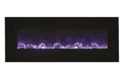 48" Amantii Flush Mount Electric Fireplace W/ Black Glass Surrounding -Electric Radiators Direct 5 167