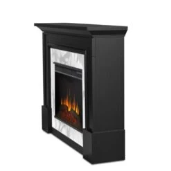 61.25" Merced Black Electric Fireplace -Electric Radiators Direct 5 234