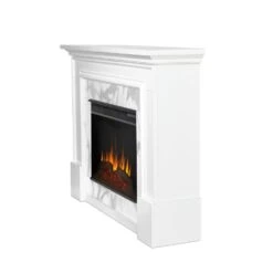 61.25" Merced White Electric Fireplace -Electric Radiators Direct 5 235
