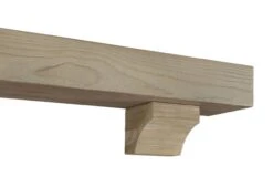 48" / 60" / 72" The Cherokee Mantel Shelf - Fontana Finish -Electric Radiators Direct 5 275