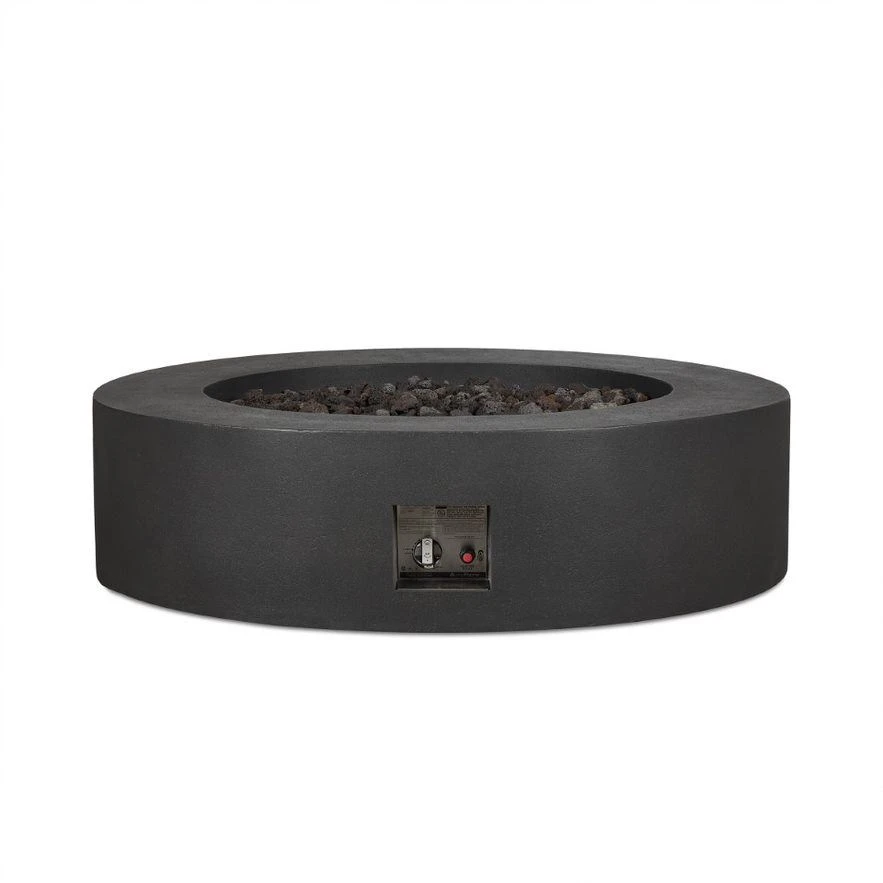 43" Beaumont Round Propane Fire Table In Carbon 7 43" Beaumont Round Propane Fire Table In Carbon - Image 5