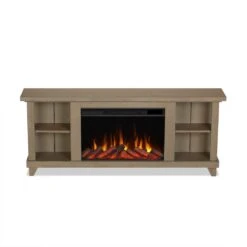 58" Penrose Driftwood Entertainment Center Electric Fireplace -Electric Radiators Direct 5 322