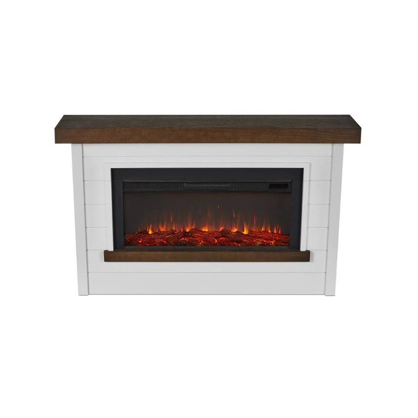 67" Bernice White Electric Fireplace 7 67" Bernice White Electric Fireplace - Image 5
