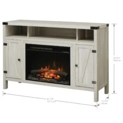 48" Dimplex Sadie Media Console Electric Fireplace With Logs -Electric Radiators Direct 5 358