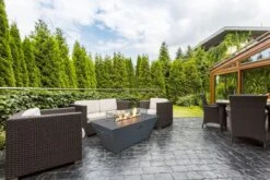 Athena 72" Grand Canyon Olympus Chat Height Liquid Propane Rectangular Gas Fire Pit Table 29 Athena 72" Grand Canyon Olympus Chat Height Liquid Propane Rectangular Gas Fire Pit Table -Electric Radiators Direct 5.4