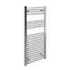 Ecostrad Fina-E Electric Towel Rail - Chrome 300w (500 X 1100mm) -Electric Radiators Direct 5060235340338 kudox electric ladder towel rail straight d standard 500mm x 1100mm chrome 250 watts co 2 1 2
