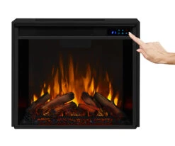 48" Ashley Mahogany Electric Fireplace -Electric Radiators Direct 5910E DW 4199 Demo Touch Screen 08