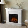 40.94" Chateau White Electric Fireplace -Electric Radiators Direct 5910E W Lifestyle