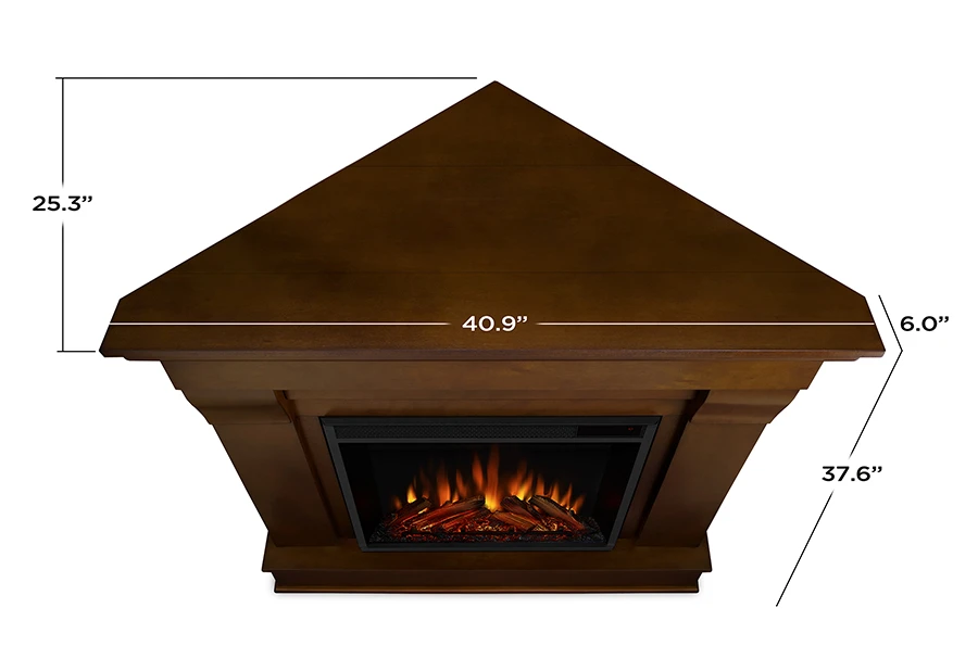 40.94" Chateau Espresso Corner Electric Fireplace 8 40.94" Chateau Espresso Corner Electric Fireplace - Image 6