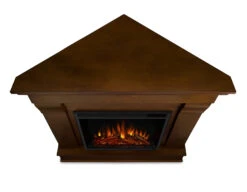 40.94" Chateau Espresso Corner Electric Fireplace 24 40.94" Chateau Espresso Corner Electric Fireplace -Electric Radiators Direct 5950E E Top