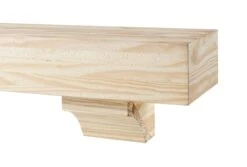 72" The Cherokee Mantel Shelf - Unfinished -Electric Radiators Direct 6 188