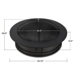 41" Leonard Wood Burning Fire Pit 16 41" Leonard Wood Burning Fire Pit -Electric Radiators Direct 6 196