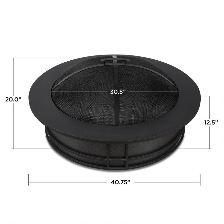 41" Leonard Wood Burning Fire Pit 8 41" Leonard Wood Burning Fire Pit - Image 6