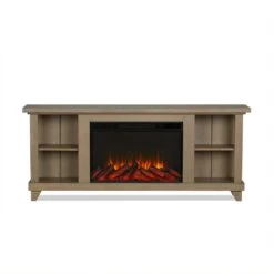 58" Penrose Driftwood Entertainment Center Electric Fireplace -Electric Radiators Direct 6 227