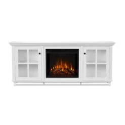 73" Norwell White Electric Fireplace -Electric Radiators Direct 6 248