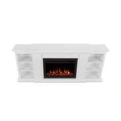 74" Winterset White Electric Fireplace -Electric Radiators Direct 6 250