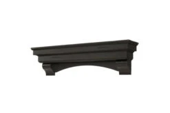 48" / 60" / 72" Celeste Espresso Mantel Shelf -Electric Radiators Direct 6 63