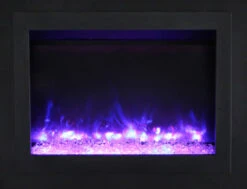 34" Sierra Flame Electric Fireplace Insert With Dual Steel Surround 17 34" Sierra Flame Electric Fireplace Insert With Dual Steel Surround -Electric Radiators Direct 6 97 1