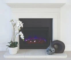31" Zero Clearance Arched Electric Fireplace With A 6 Log Set -Electric Radiators Direct 7 106