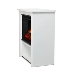 32" Hollis Real Flame White Electric Fireplace Stove 15 32" Hollis Real Flame White Electric Fireplace Stove -Electric Radiators Direct 7 127