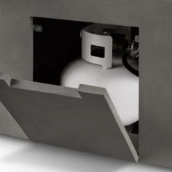 40" Eureka Casual Square Natural Gas Fire Table In Carbon -Electric Radiators Direct 7 155