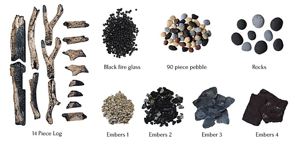 65" Austin Natural Gas Direct Vent Linear Wall Fireplace 13 65" Austin Natural Gas Direct Vent Linear Wall Fireplace - Image 11