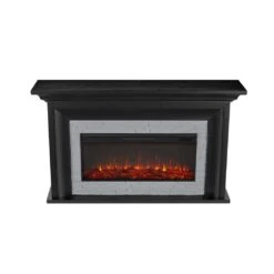 69" Sonia Black Landscape Electric Fireplace -Electric Radiators Direct 7 171