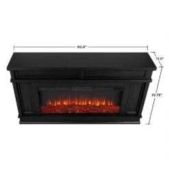 60" Torrey Black Electric Fireplace -Electric Radiators Direct 7 178