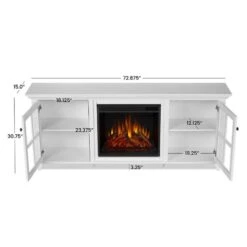 73" Norwell White Electric Fireplace -Electric Radiators Direct 7 192
