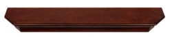 48" / 60" / 72" Lindon Mantel Shelf - Cherry Distressed Finish -Electric Radiators Direct 7 33