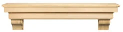 48" / 60" / 72" Auburn Mantel Shelf - Unfinished -Electric Radiators Direct 7 34